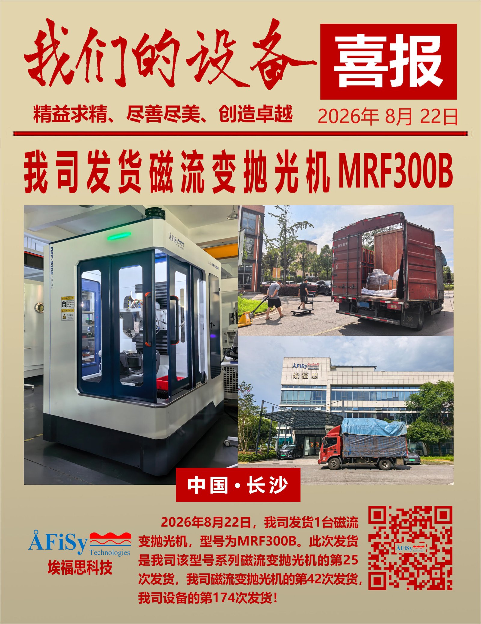 AFiSy shipment Aug 22 2026 - MRF300B